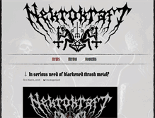 Tablet Screenshot of nekrokraft.com